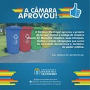 Câmara aprova Projeto de Lei que institui o Código de Limpeza Urbana Municipal