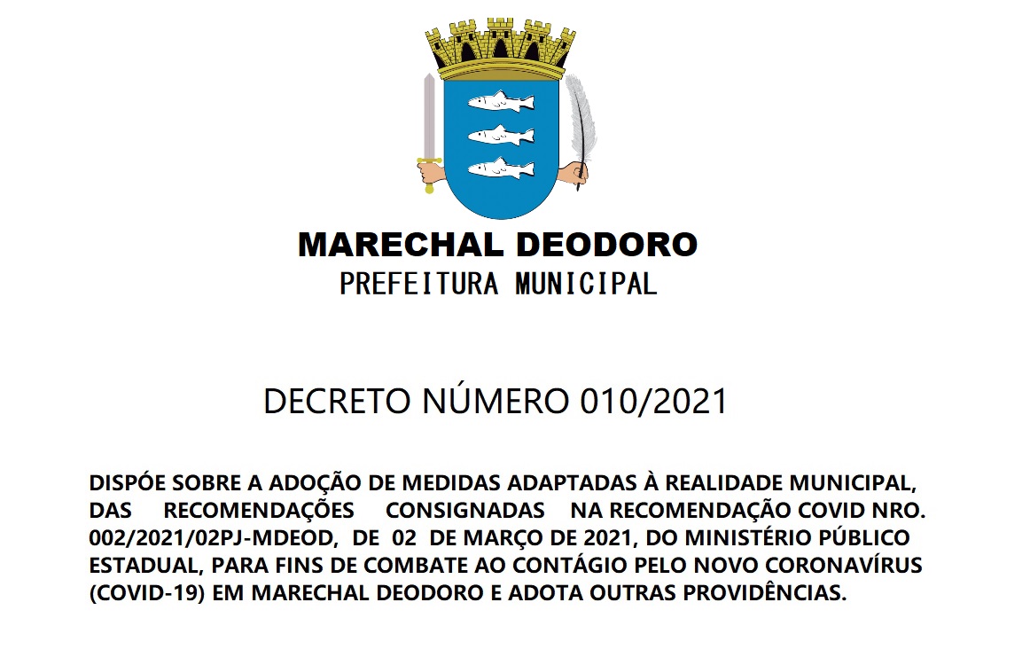 Decreto Número 010/2021