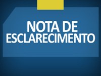 NOTA DE ESCLARECIMENTO