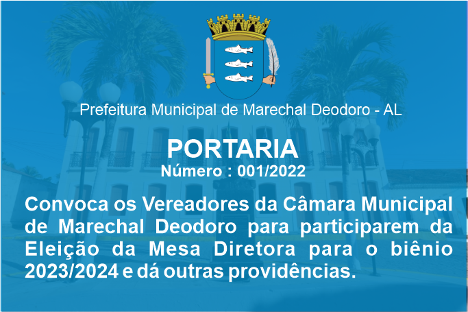 Portaria da Mesa Diretora Nº 001/2022